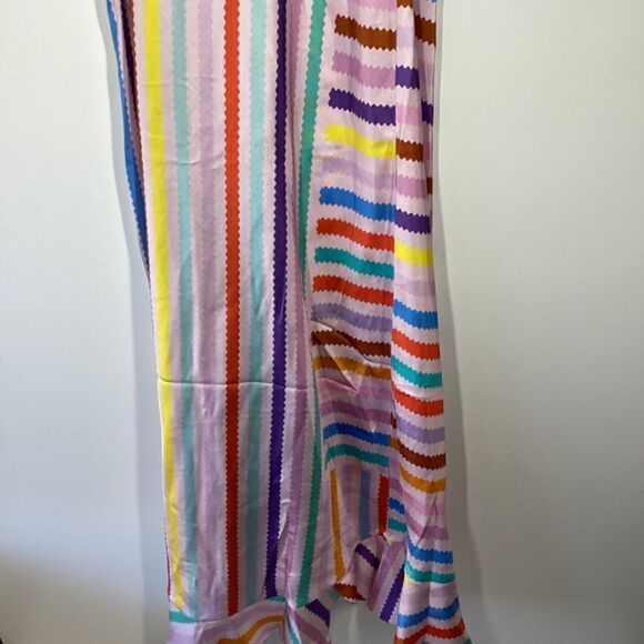 Brogger Edith slip Dress pink multicolors‎ size medium NWT - Picture 14 of 15